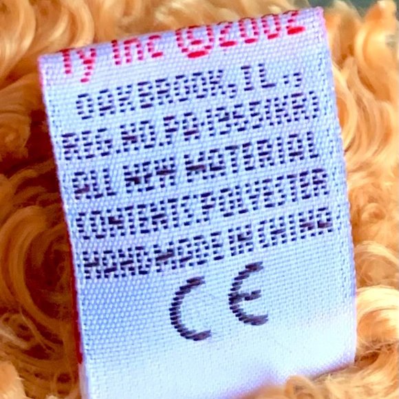 2002 Ty Classic Teddybearsary 100th Anniversary Teddy Bear Plush Stuffed Animal - Picture 8 of 8